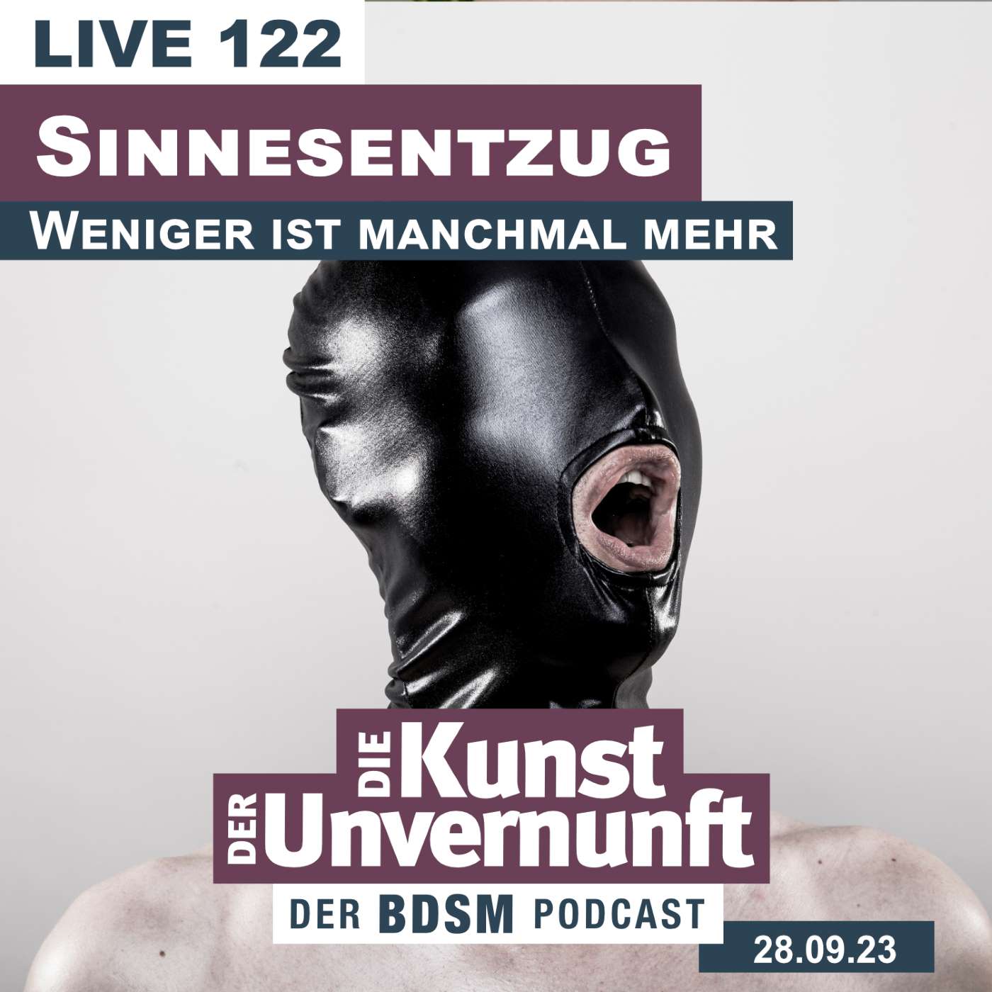 Cover Unvernunft Live 28.09.2023 - Sinnesentzug