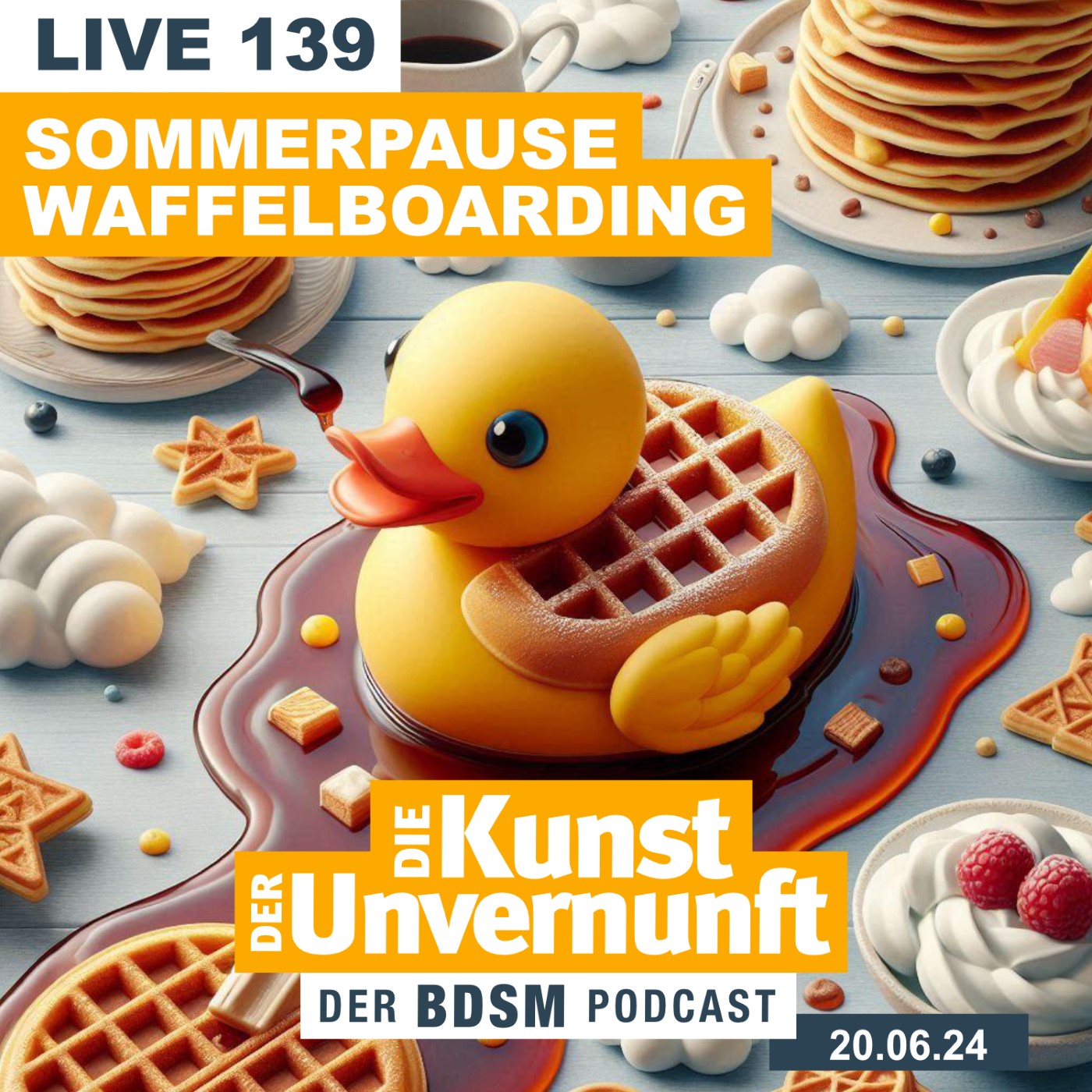 Cover Unvernunft Live 20.06.2024 - Waffelboarding