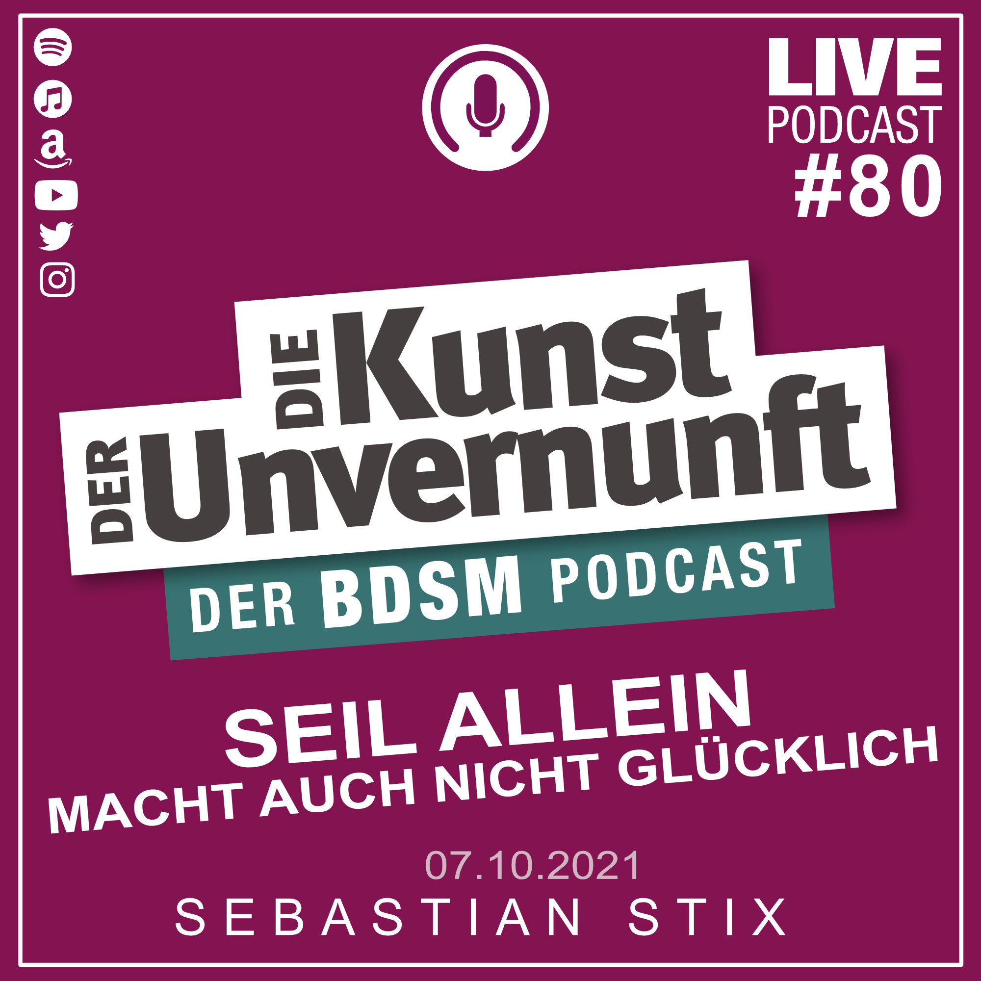 Cover Unvernunft Live 07.10.2021 - Schelmische Begegnungen