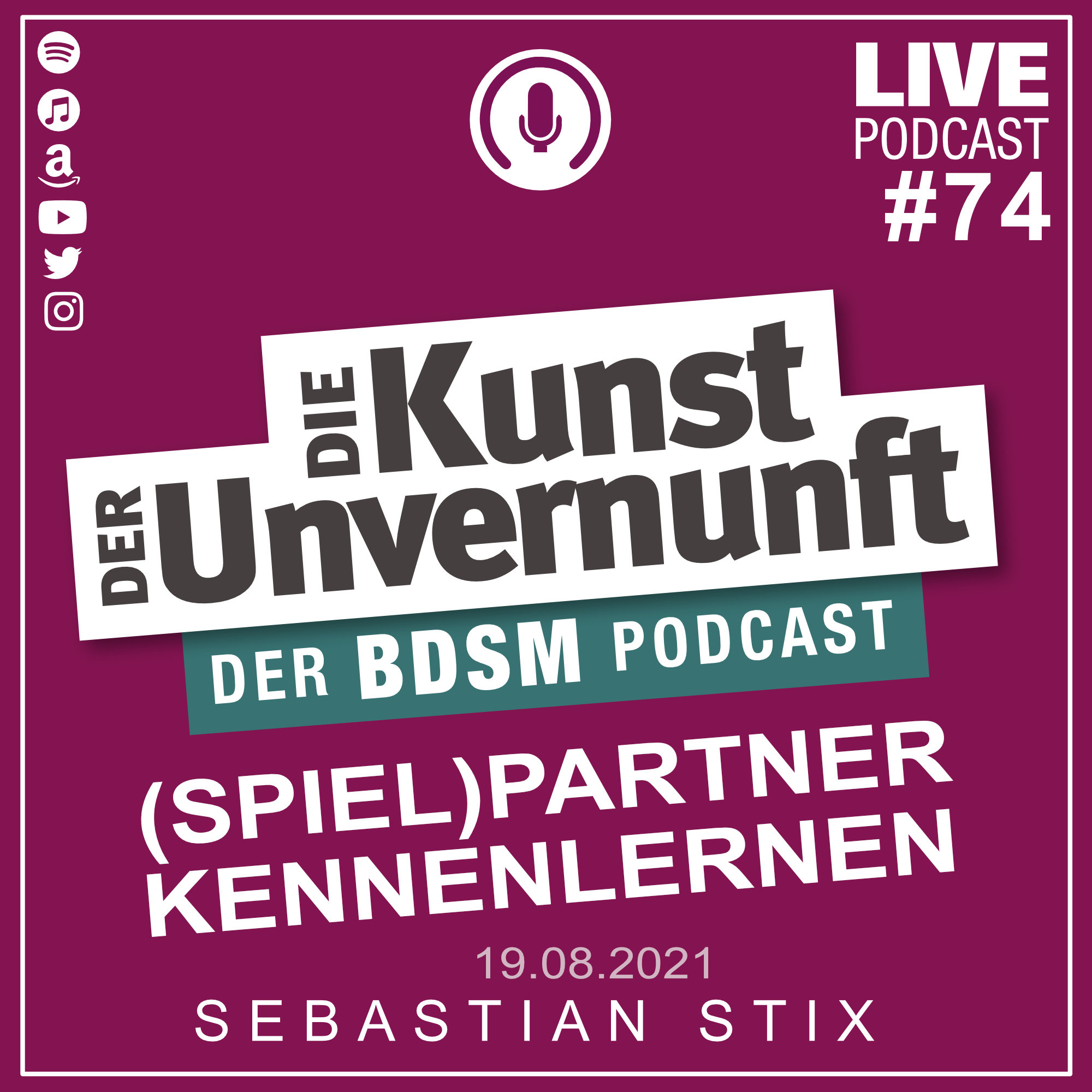 Cover Unvernunft Live 19.08.2021 - So hat's mit der Partnersuche geklappt