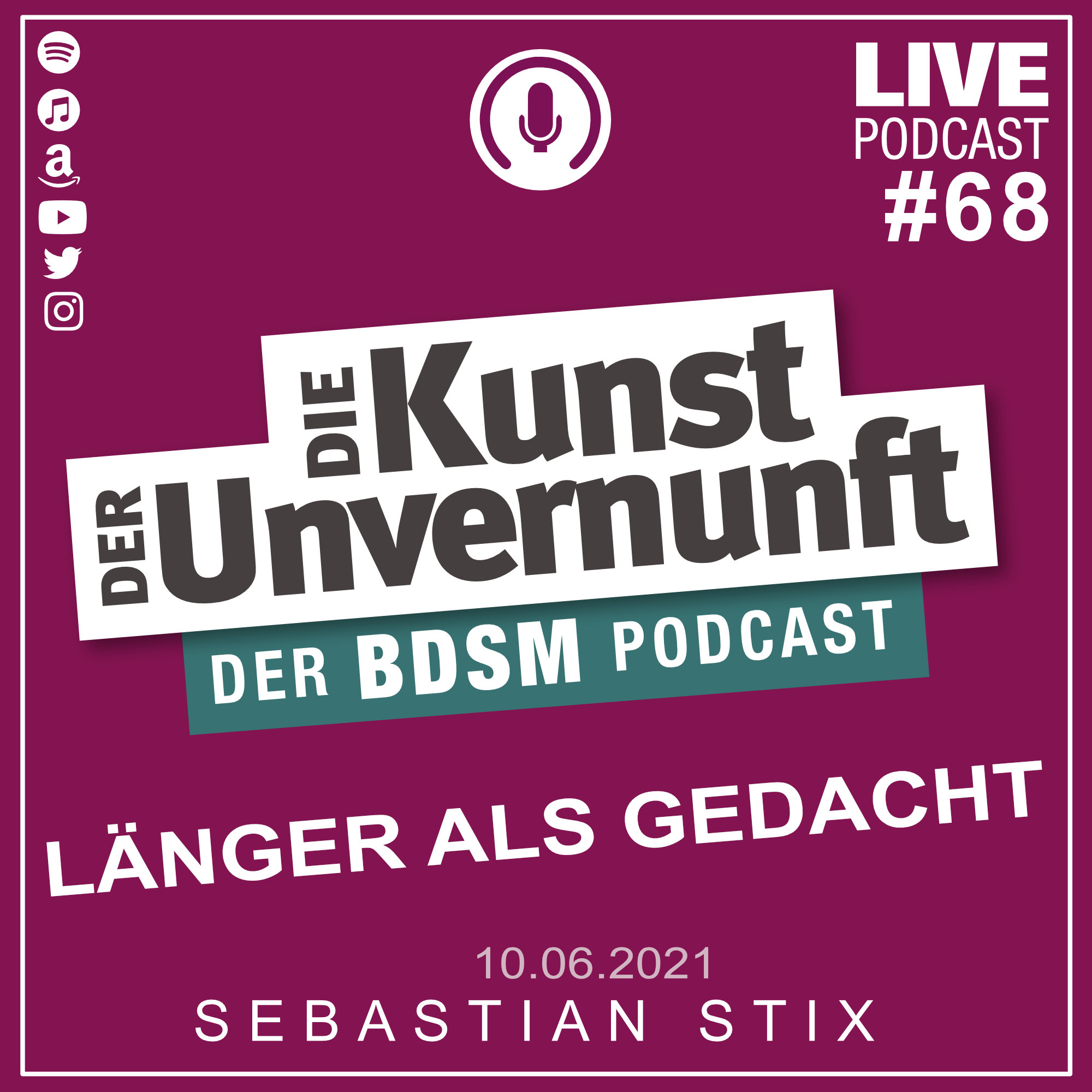Cover Unvernunft Live 10.06.2021 - Länger als gedacht