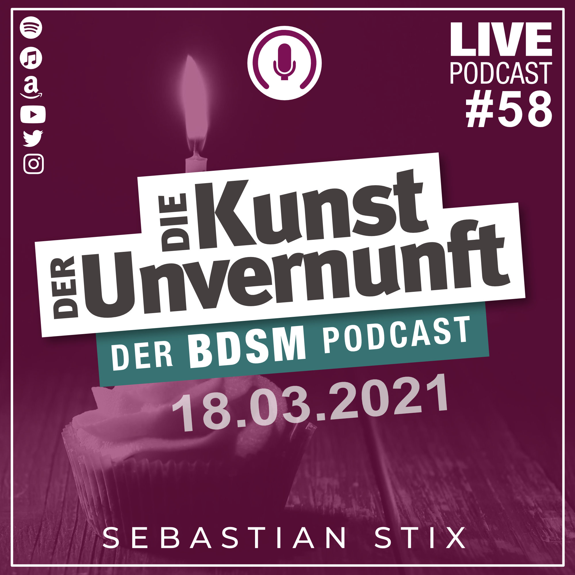 Cover Unvernunft Live 18.03.2021 - 1 Jahr Live