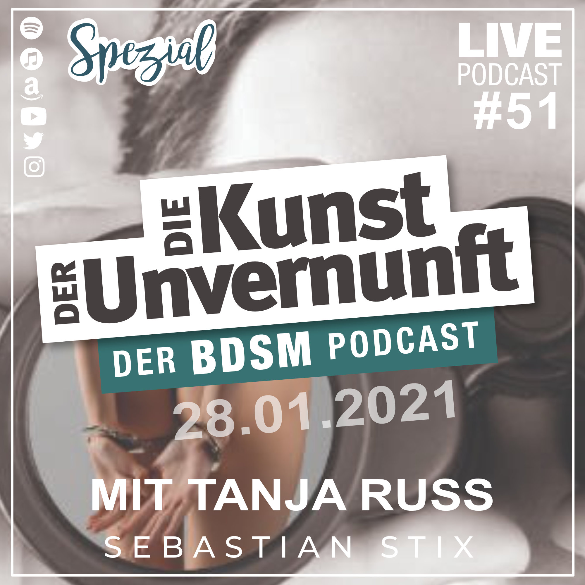 Cover Unvernunft Live Spezial 28.01.2021 - Leseabend mit Tanja Russ
