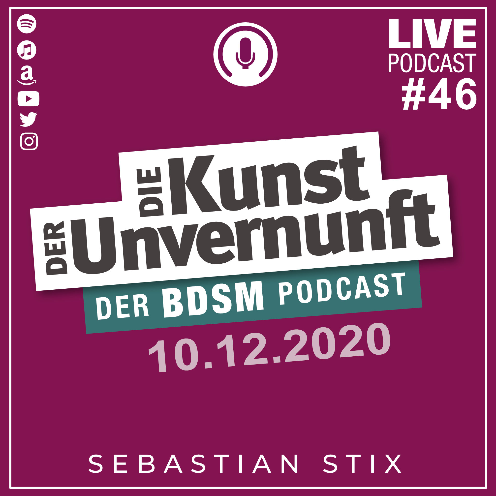 Cover Unvernunft Live 10.12.2020 - Was zu Feiern und was vom scheitern