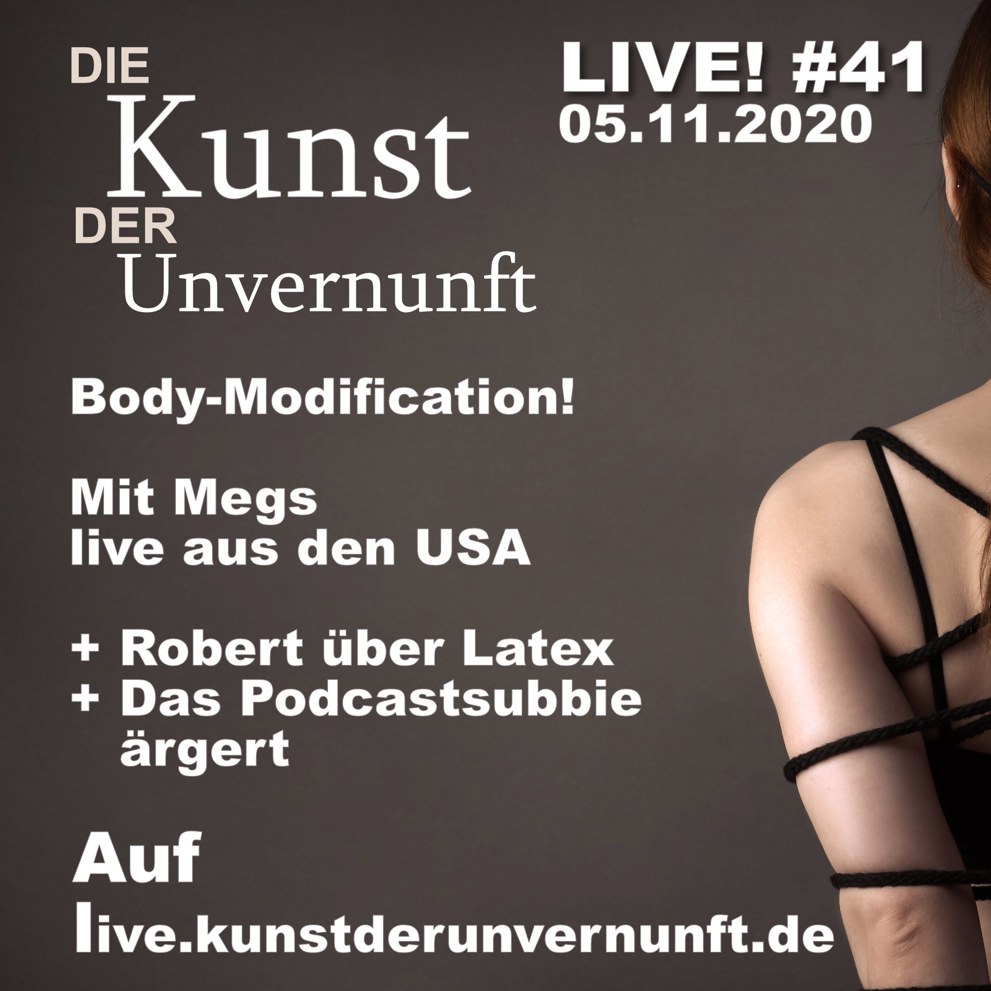 Cover Unvernunft Live 05.11.20 - Body-Modification