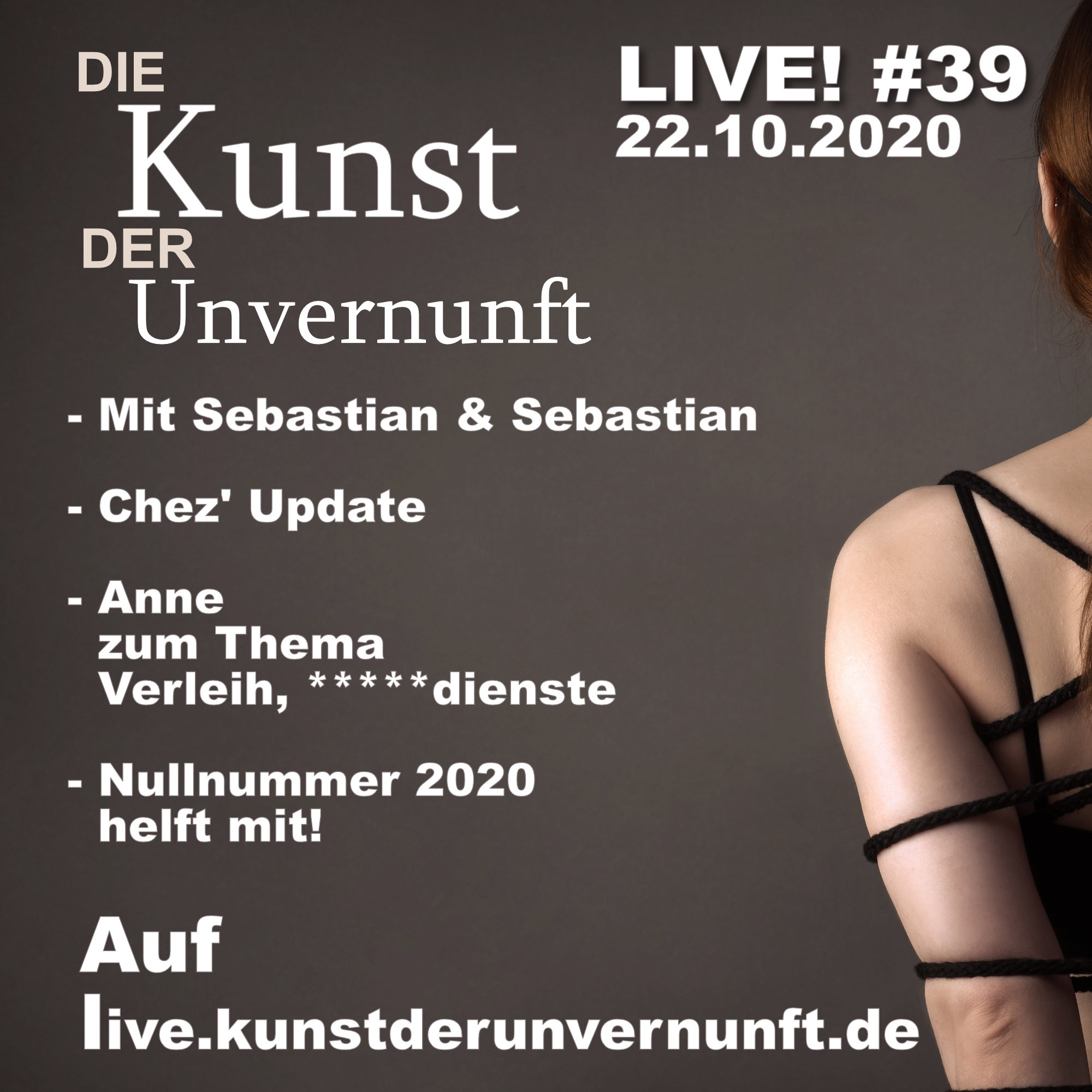 Cover Unvernunft Live 22.10.20 - Die andere Seite