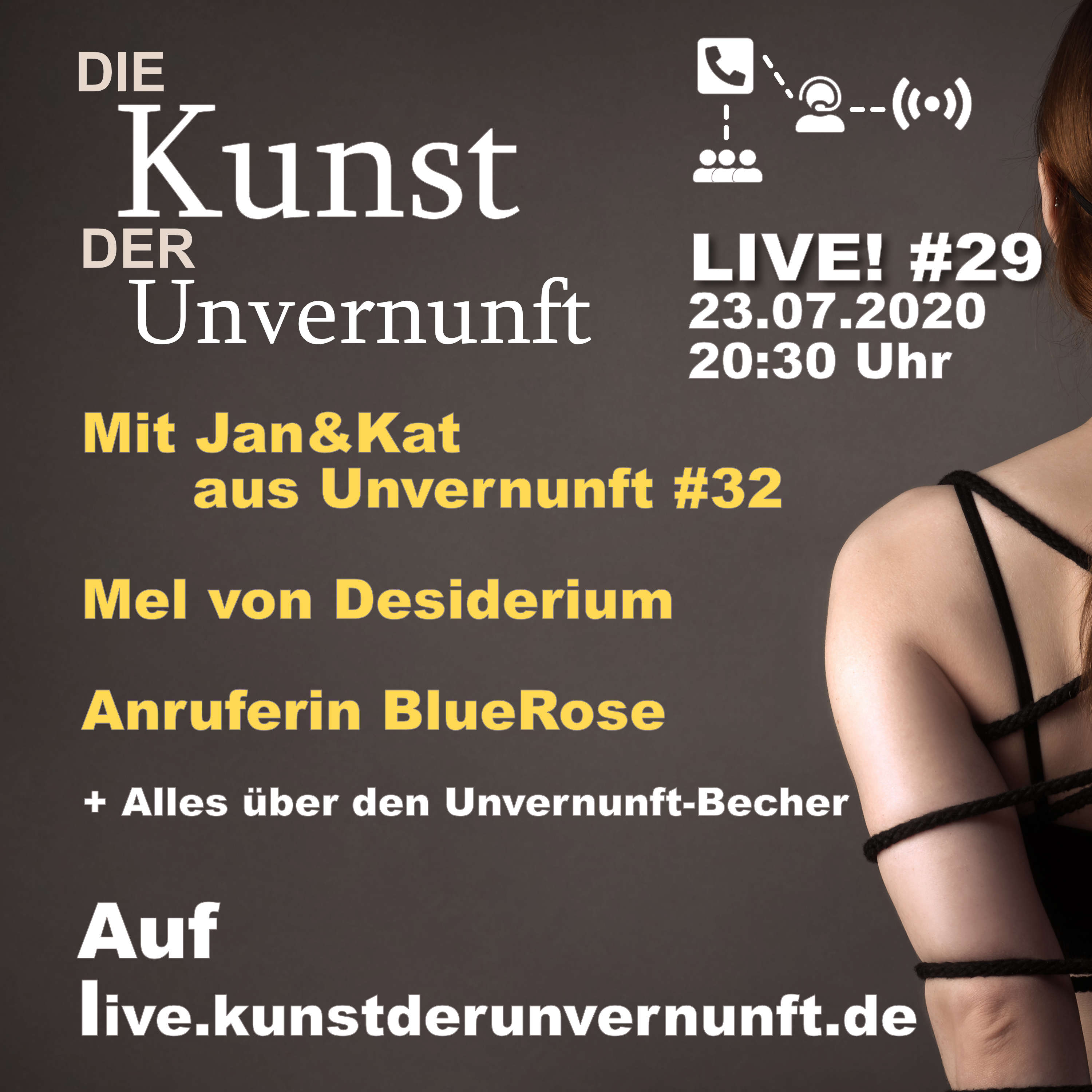 Cover Unvernunft Live v. 23.07. AMA mit Jan&Kat