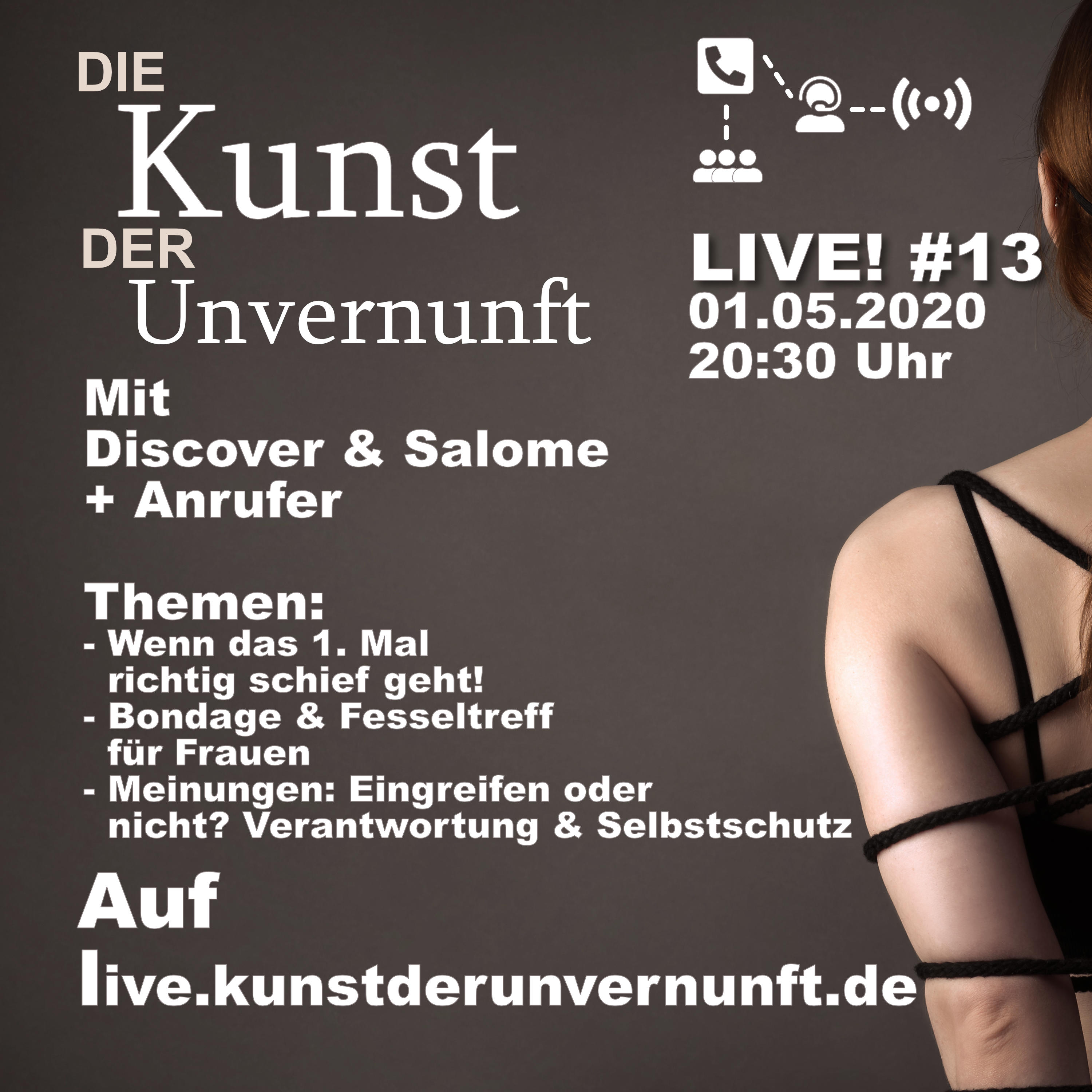 Cover Unvernunft LIVE v. 01.05. - Verantwortung!