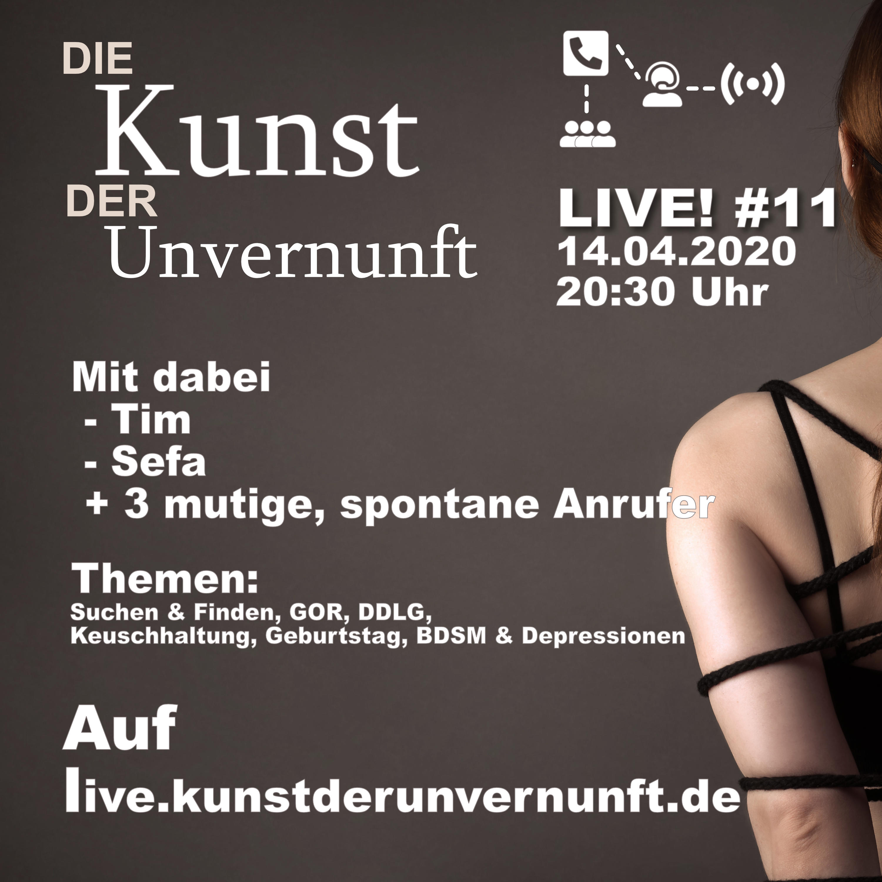 Cover Unvernunft LIVE v. 24.04. - Heute mit allem!