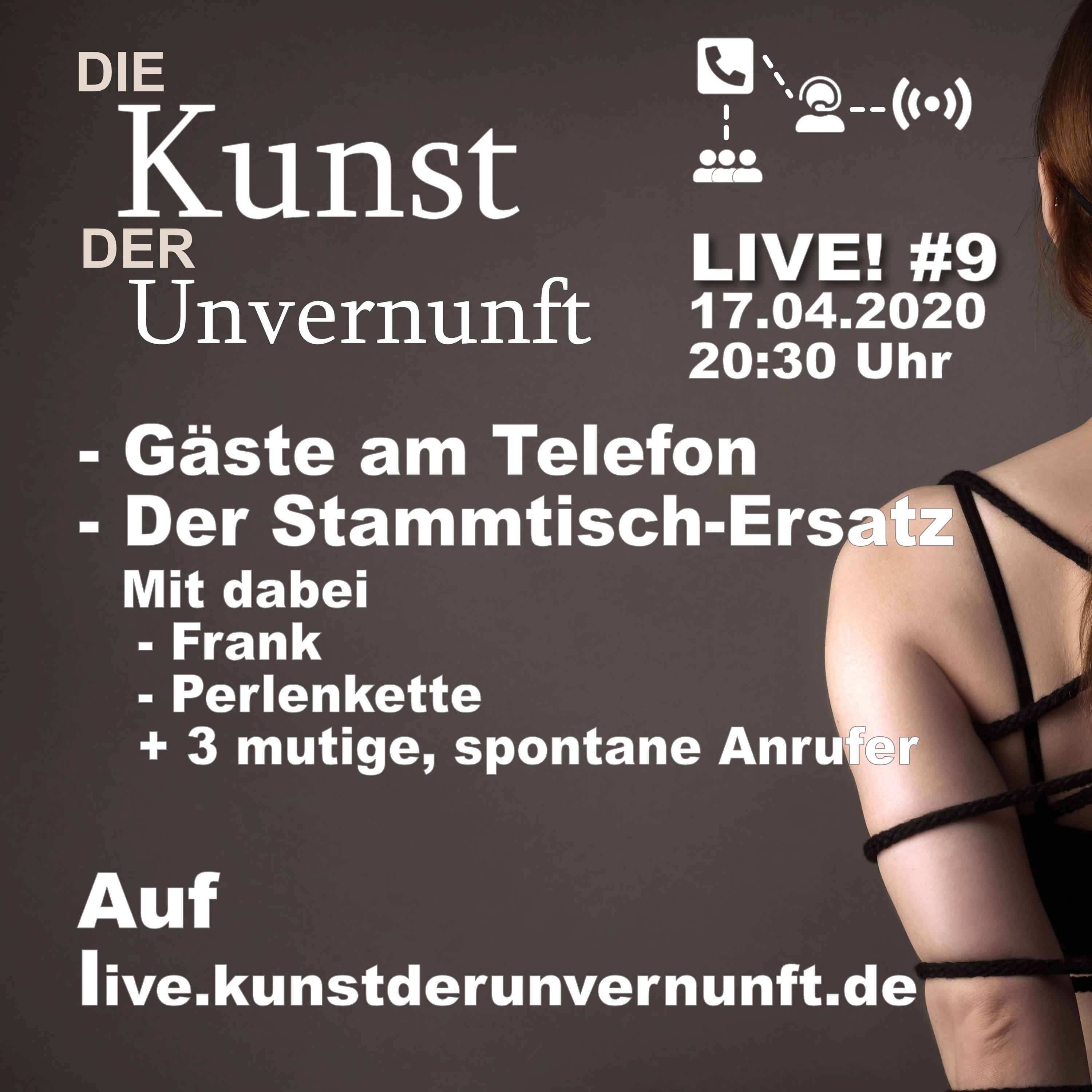 Cover Unvernunft LIVE v. 17.04. - Heute mit Call-In
