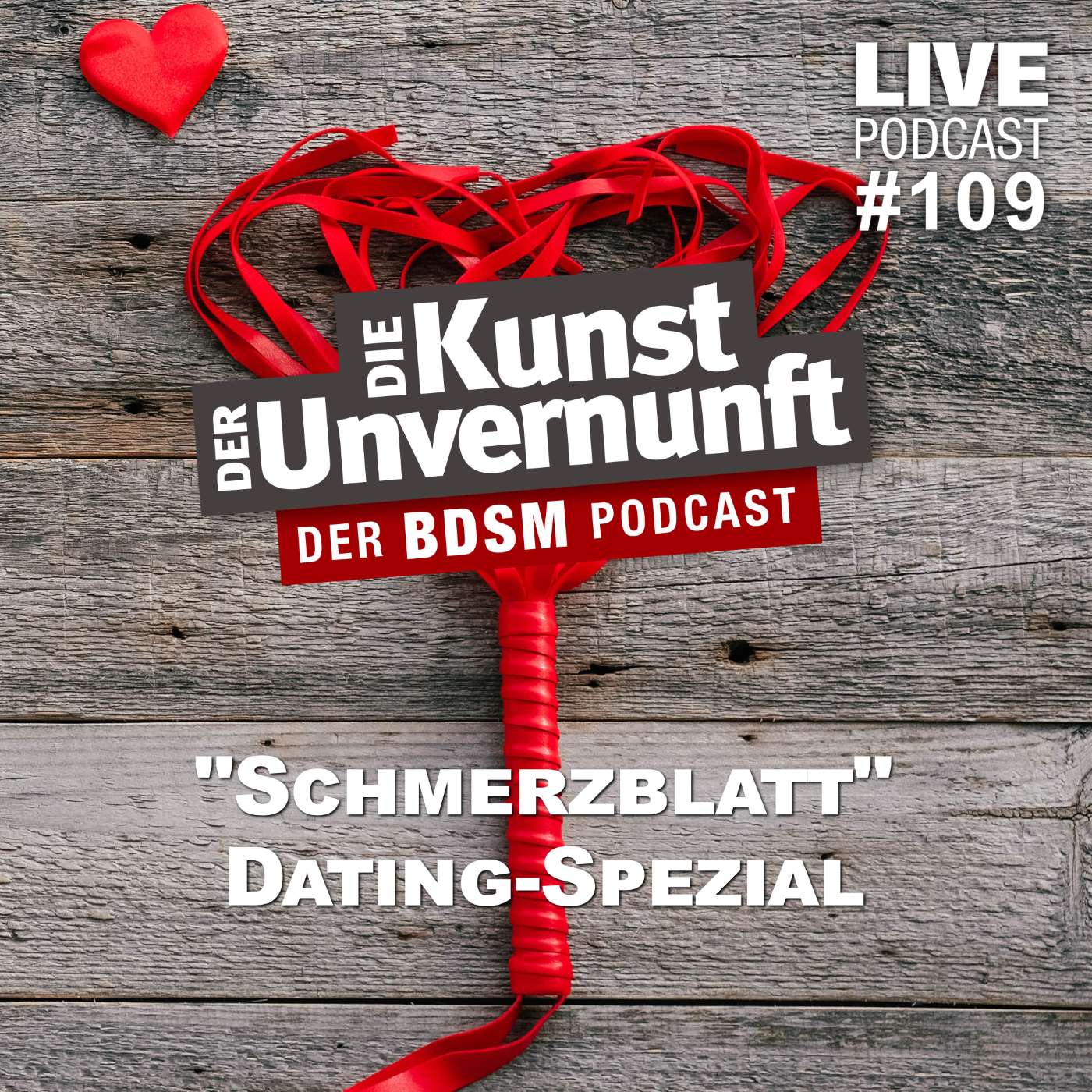Cover Unvernunft Live 02.02.23 - Schmerzblatt - Dating Spezial